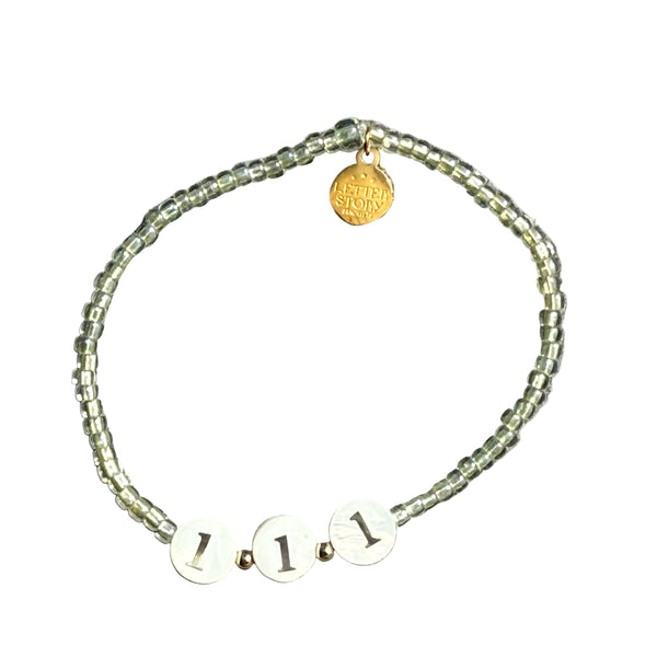 LUXE ANGEL NUMBER BRACELET - 111