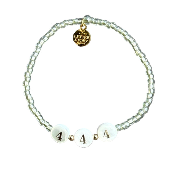 LUXE ANGEL NUMBER BRACELET - 444