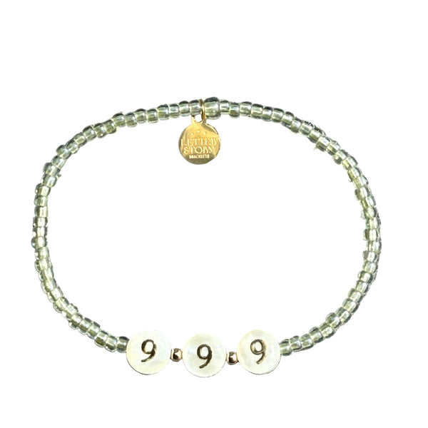 LUXE ANGEL NUMBER BRACELET - 999