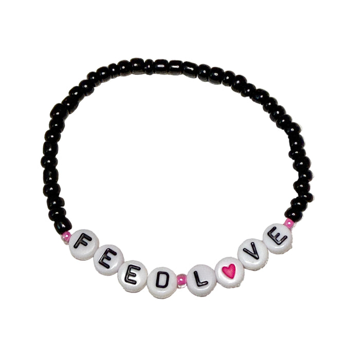 FEED LOVE - SNAP SUPPORT THE CAUSE BRACELET