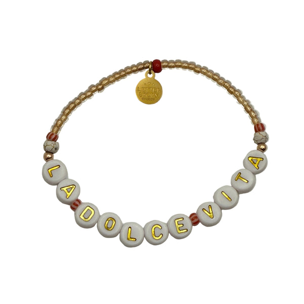 LA DOLCE VITA – GOLD BEADED BRACELET