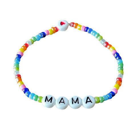 MAMA Multi Seed Bead Bracelet