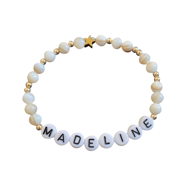 PERSONALIZED NAME LETTER BRACELET